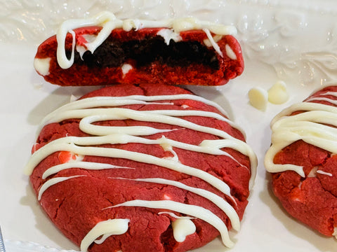 Dracula's Kiss (Red Velvet Brownie) Cookie