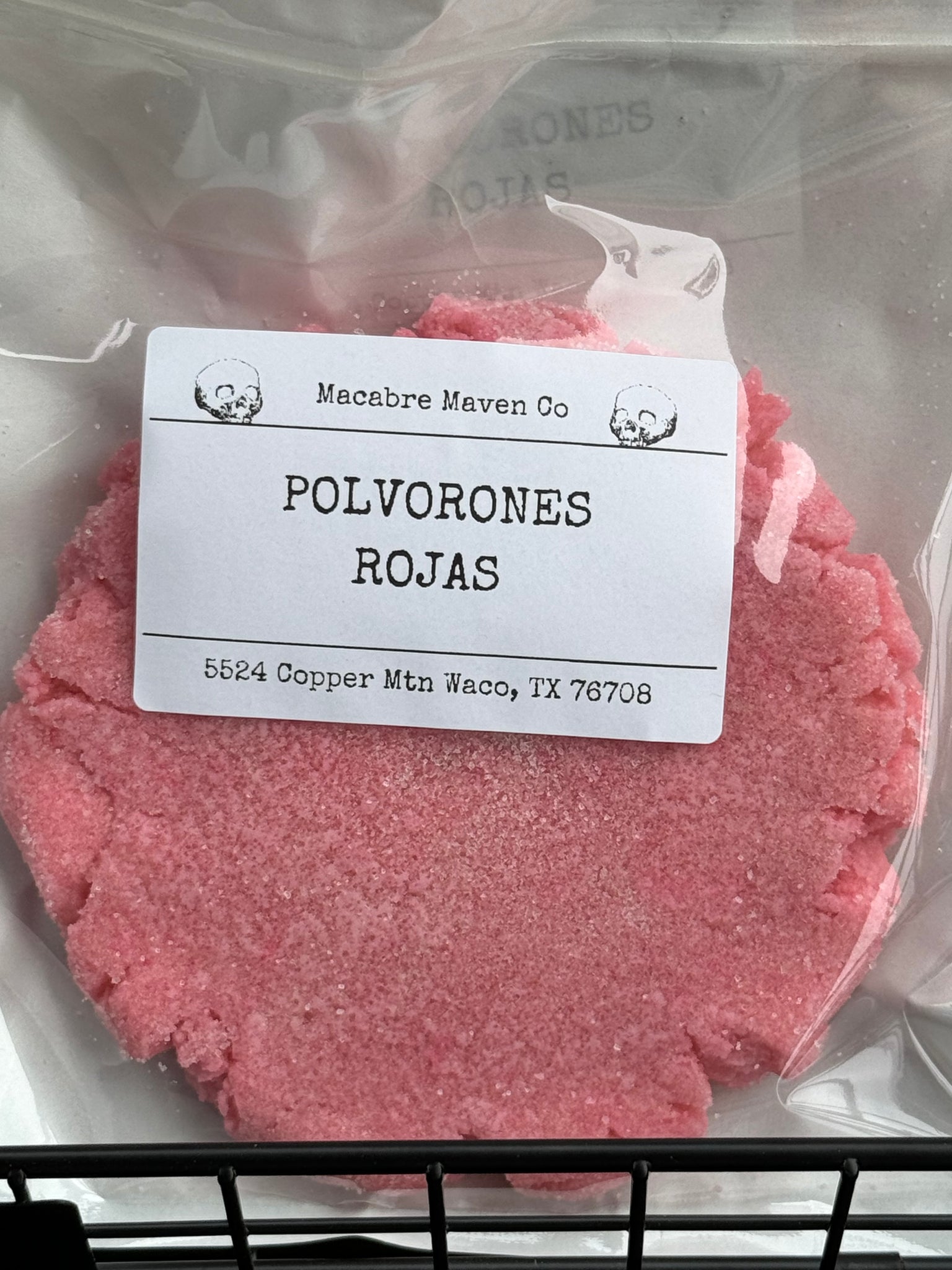 Mini Polvorones Rojas Cookies