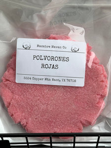 Mini Polvorones Rojas Cookies